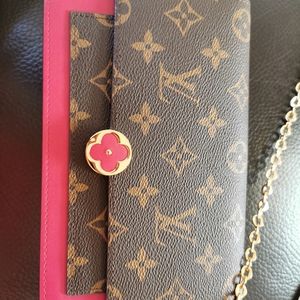 Lv FLORE CHAIN WALLET